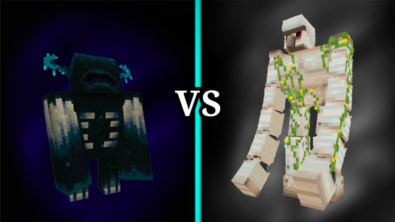 3 Mutant Iron Golem VS 3 Warden best of 3 YouTube