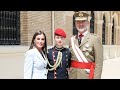 Princess leonors third royal encounter felipes flag ceremony