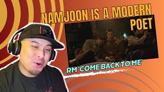 RM 'Come Back To Me' MV First Time Reaction #rm #rapmonster #kimnamjoon #hybelabels #kpopreaction