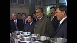 2000. К.-Ж.К. Токаев в Степногорске.
