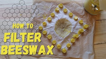 How To Filter Beeswax | How to Clean Beeswax Naturally | Beeswax | Herbalism | Natural Wax