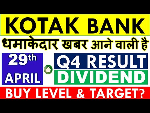 KOTAK BANK SHARE LATEST NEWS 💥 KOTAK BANK DIVIDEND 2023 • Q4 RESULTS • SHARE ANALYSIS &amp; TARGET