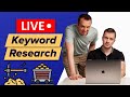 [LIVE] We Do Keyword Research for a Niche YOU Chose