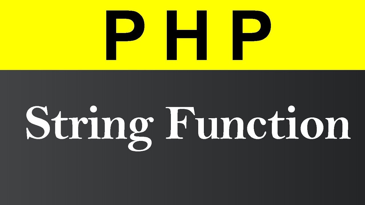 String Functions in PHP (Hindi)