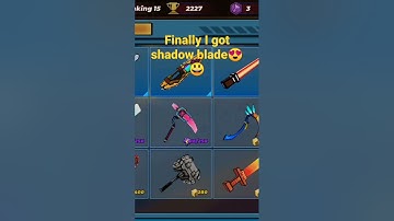 finally I got shadow blade🥰😃/Blackman go/Build and shoot.....