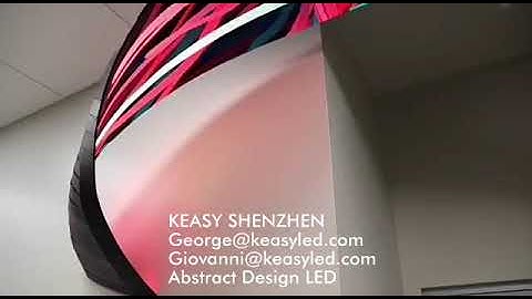 Abstract custom made led screen | KEASY SHENZHEN TECHNOLOGIES