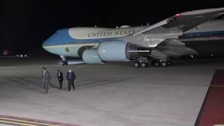 Air Force One departure from Ellsworth AFB for Salute to America