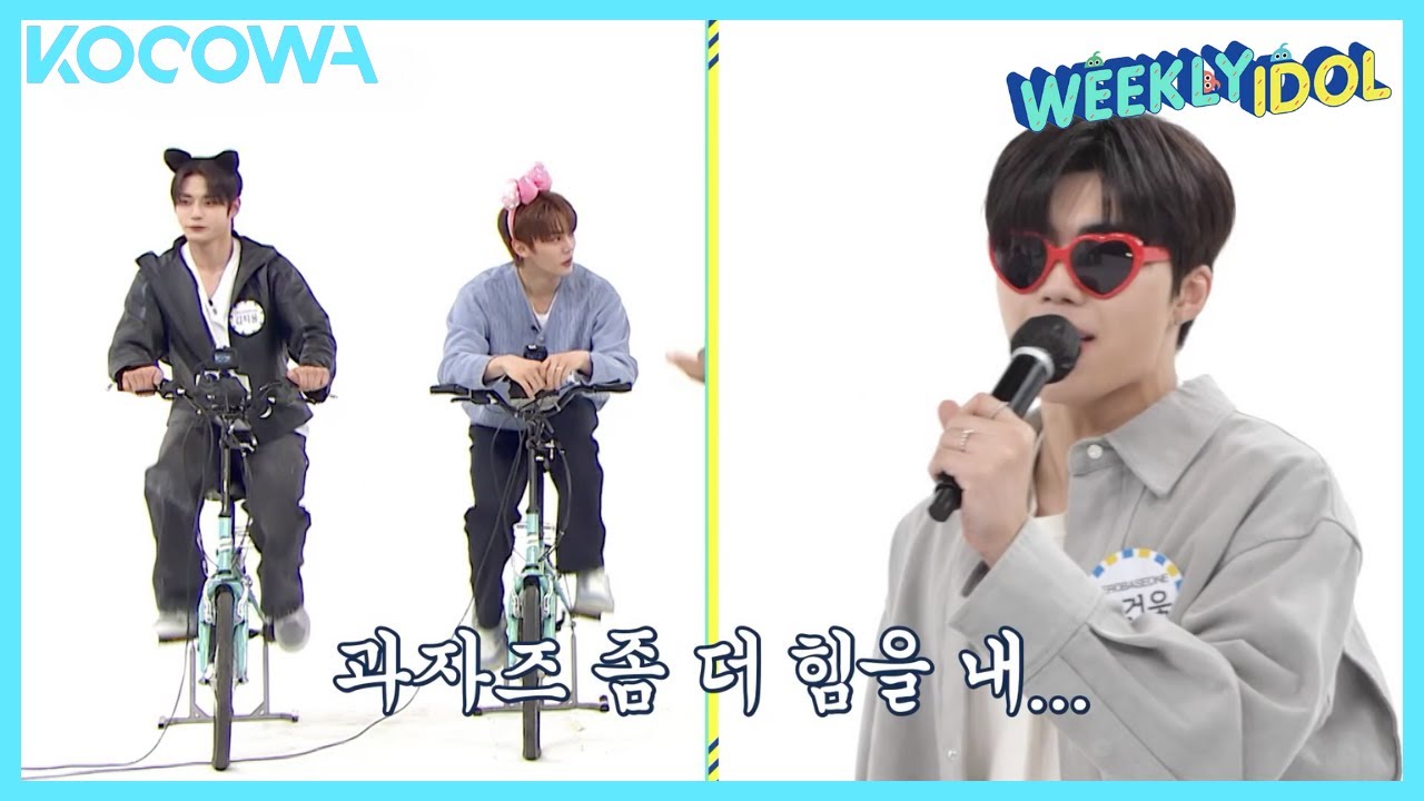How Well Can ZB1 Handle Cardio Karaoke? 🎤🚲 | Weekly Idol EP639 | KOCOWA+