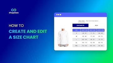 How to create and edit size chart | MP Size Chart & size Guide