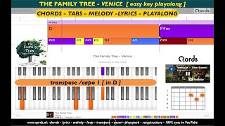 THE FAMILY TREE - VENICE [ EASY KEY; capo/transpose 1 ] CHORDS MELODY LYRICS PLAYALONG #qords_app screenshot 4
