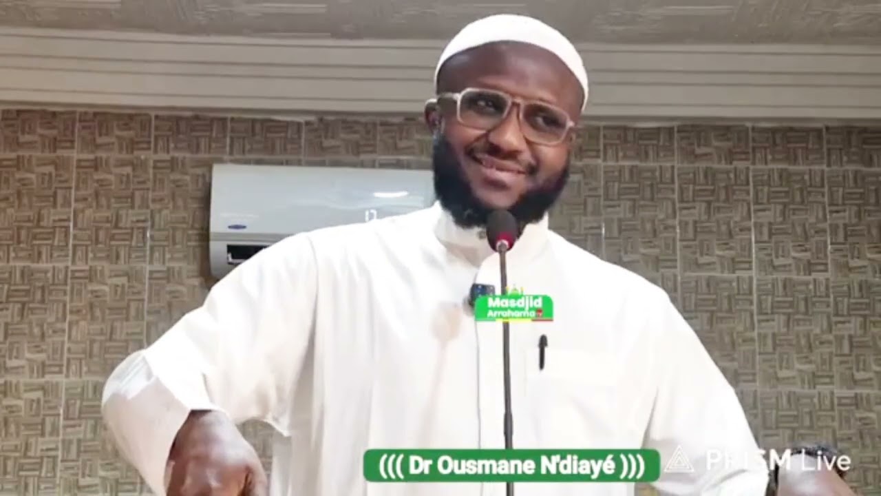 SERMON DU VENDREDI PAR IMAM DR OUSMANE N’DIAYE .THÈME : LES QUESTIONS DU TONBE 