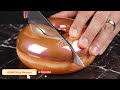 ✨ ASMR Satisfying Slicing Sharp Sashimi Knife vs  Luxury Crystal Glass Donut 🍩  Deep Sleep Sounds