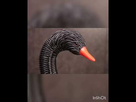 Черный Лебедь, Плетёная корзина в процессе - YouTube