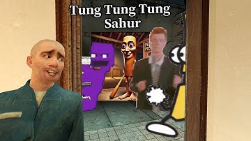 Tung Tung Tung Sahur attacked my house，Run-(Garry