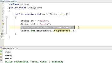 256. toLowerCase and toUpperCase Method in Java Programming (Hindi)