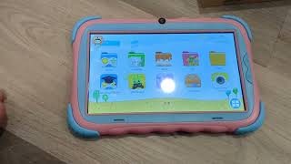 Wainyok Kids Tablet, 7 inch Display, 1G/16GB WiFi Android Tablet,  Unboxing and Review