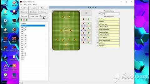 How to Create and Install New Formations in FIFA 07 + All the FIFA 07 Formations I