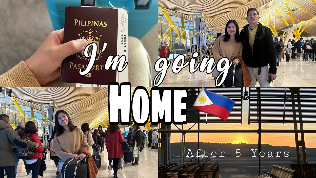 GOING HOME TO THE PHILIPPINES 🇵🇭 | after 5 years 🇪🇸✈️🇵🇭 | Jen Cabiliza