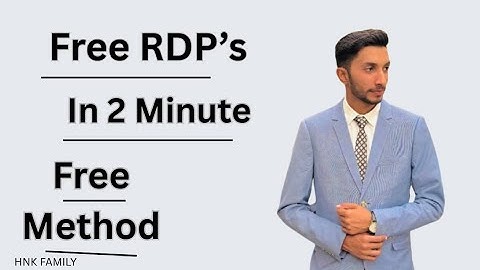 Create 10+ FREE RDPs in 2 Minutes (GitHub)