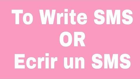 Sms in french