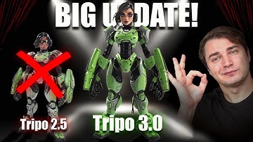 Image to 3D AI Big Update: Tripo 3.0 Review