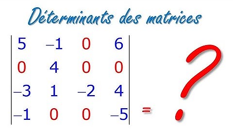 Déterminant d