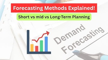 Planning Horizons & Forecasting Methods| Qualitative vs Quantitative | Demand Forecasting Simplified