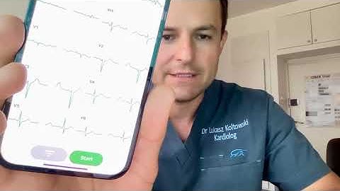 A wireless 12-lead ECG to your iPhone with  SmartMedics Patch - demonstrated by Dr Lukasz Koltowski