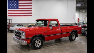 Career Overview 1993 Dodge D 150 LE Walk Around