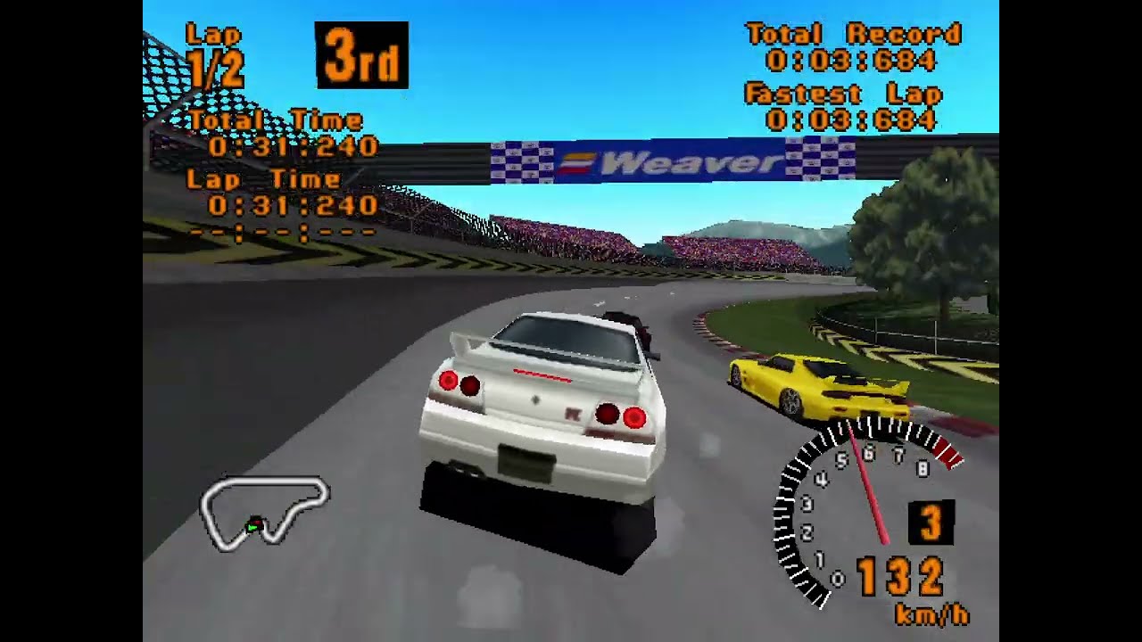 Gran Turismo 1 PS1 All tracks gameplay