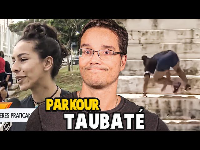 Conheça o parkour de Taubaté, A afiliada da Rede Globo resolveu inventar a  matéria parkour vira moda entre meninas em Taubaté. E assim surgiu o  parkour de Taubaté.