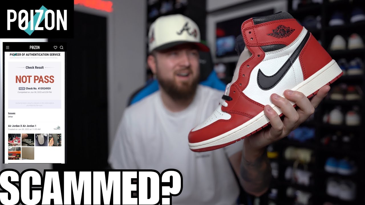 I CAN’T BELIEVE I ALMOST GOT SCAMMED ON FAKE JORDAN 1’S - LEGIT CHECK ...