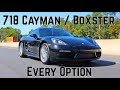 Porsche 718 Cayman / Boxster Options - Configurator all options reviewed