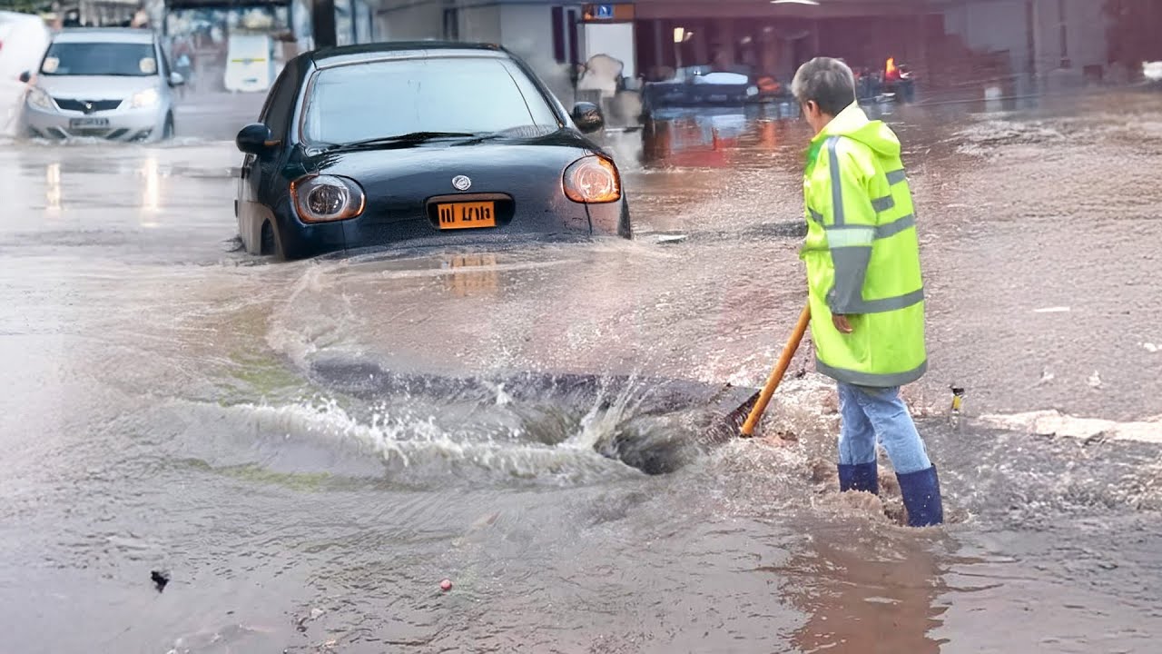 Unclogging and Draining Strategies for Massive Floods - YouTube