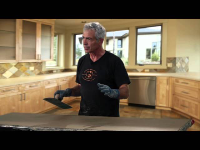How to Make a Cast in Place Countertop