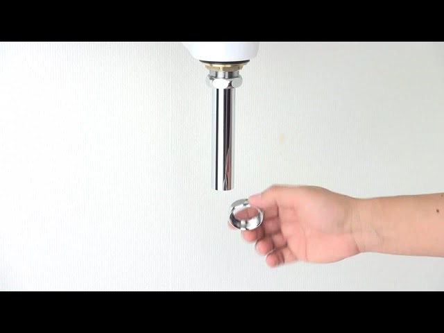 カクダイ 4337-32 横穴つきPトラップ - YouTube