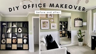 DIY OFFICE MAKEOVER | DIY Wall Panelling | Room Transformation | Shade Shannon