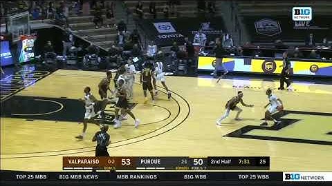 PLAY OF THE DAY: #NCAA Purdue Stagger Lob