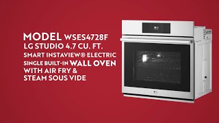 Lg Wall Ovens Lg Touch Screen Wall Oven With Air Fry And Steam Sous Vide Features And Use