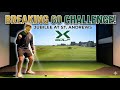 INTENSE Breaking 60 Challenge - Jubilee at St. Andrews on the X-Golf Simulator!