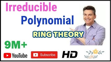 Irreducible polynomial II RING THEORY II HINDI II