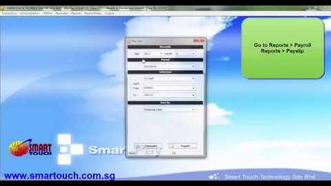 Payroll Malaysia Tutorial : How To Generate Payslip For Bonus Month Combine With End Month