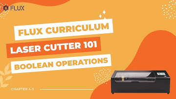 FLUX Curriculum Laser Cutter 101 |  Chapter 4-3 Boolean Operations