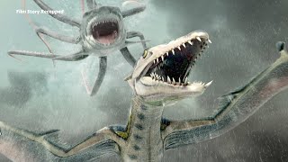 Sharktopus vs. Pteracuda: Battle of the Hybrid Beasts