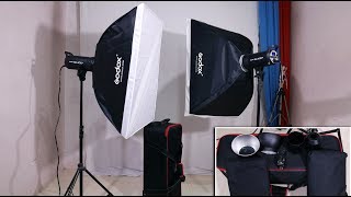 Godox sk400II Studio light kit Unboxing in Hindi & Marathi