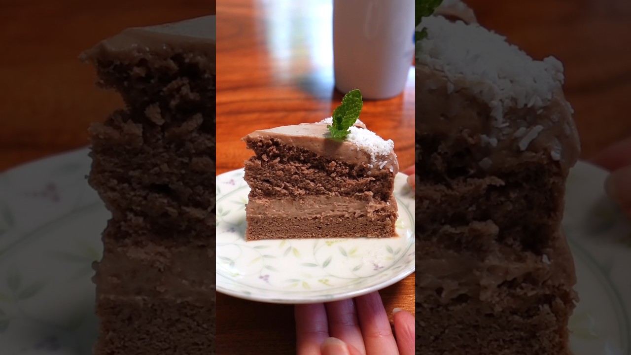 How to make Chocolate w/ Rice flour, Gluten free 🍫❤️米粉で作るチョコレートケーキ　レシピ #shorts #chocolatecake