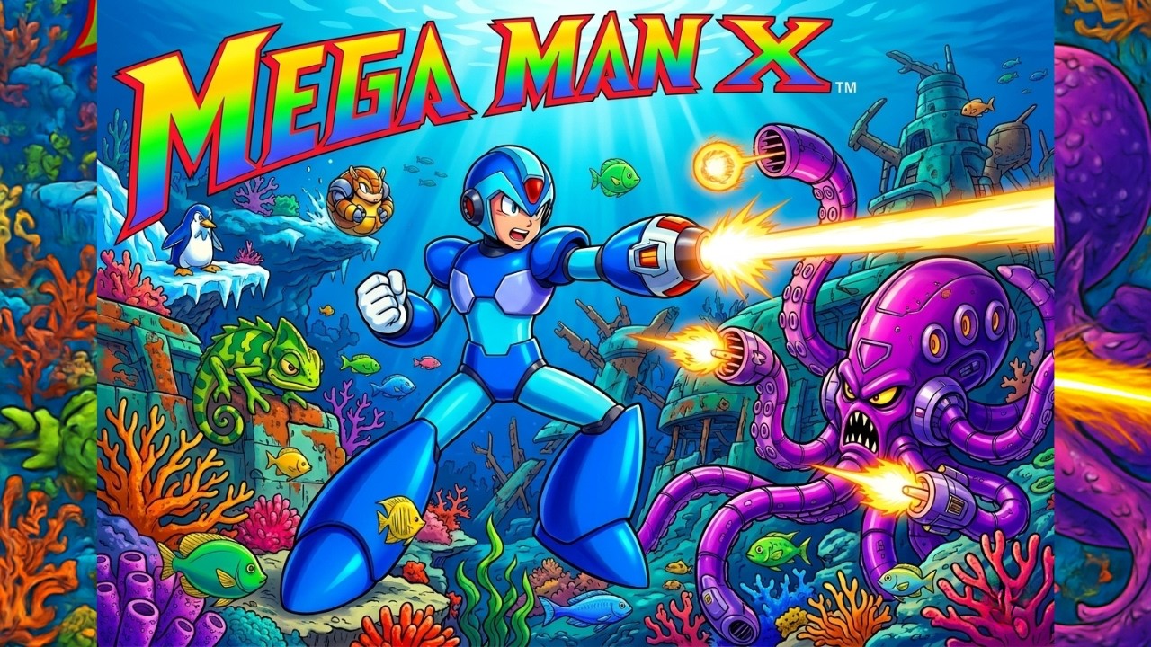 Mega Man X • Full Synthwave Remix Album (16-Bit Cyber Future