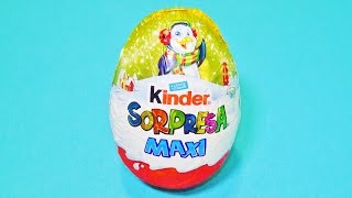 Kinder Maxi Christmas Surprise Egg 驚きの卵 Surprise Eieren