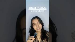 DU Highest Paying Courses 😭 | Best Placements in Delhi University l #cuet #cuet2026 #shorts
