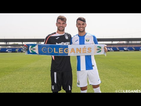 Presentación de Juan Soriano y Álex Martín con el C.D. Leganés